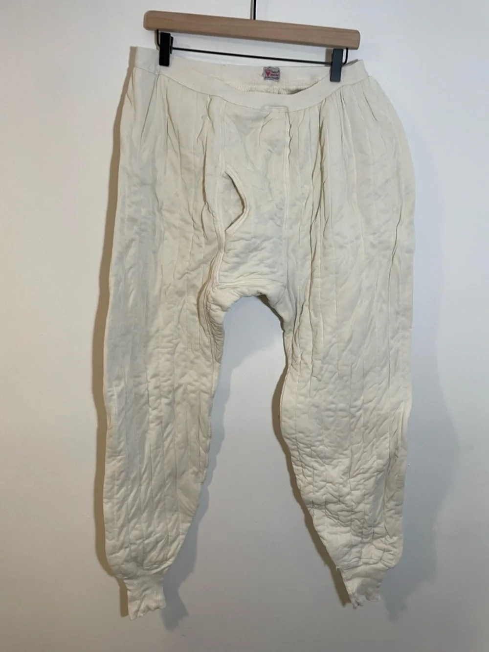 Vintage 1960-70's Penney’s Quilted Thermal Long Underwear XL 42-44 Puffer Pants